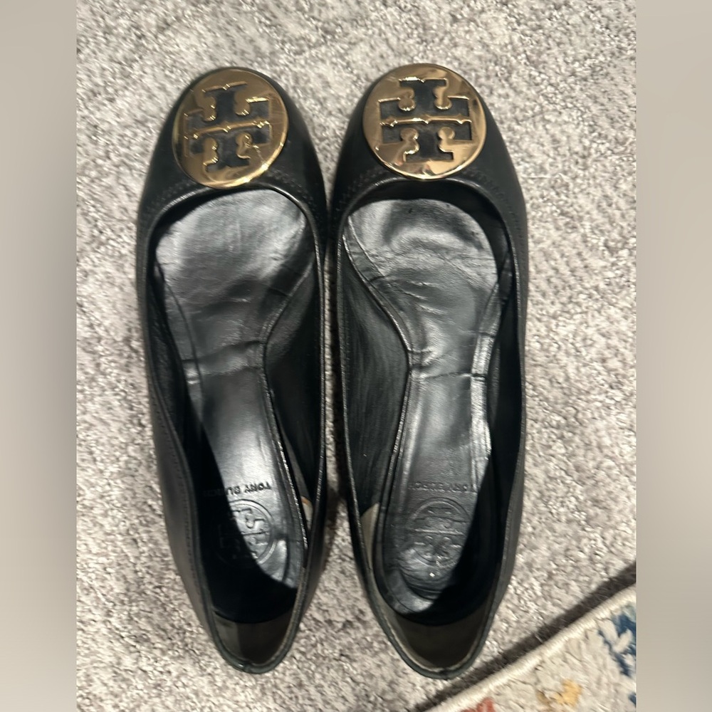 Gently used Tory Burch Ballet flats, size 8.5.
